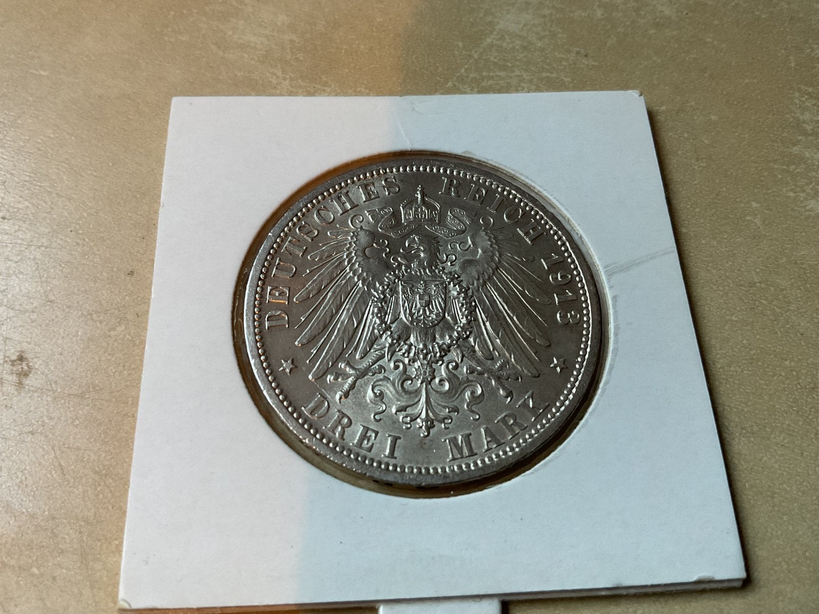 Duitse Rijk Pruisen 3 mark 1913, Postzegels en Munten, Munten | Europa | Niet-Euromunten, Ophalen of Verzenden, Duitsland
