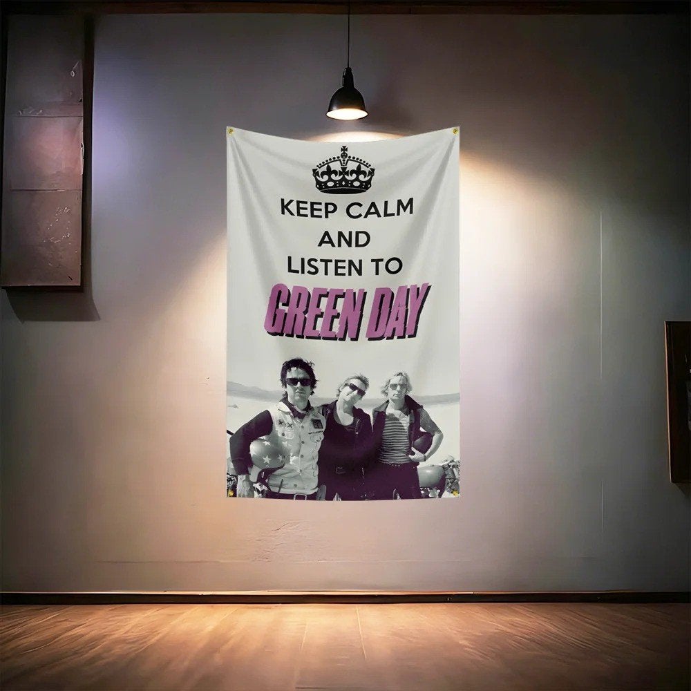 Grote vlaggen Greenday (150x90cm), Ophalen of Verzenden, Nieuw