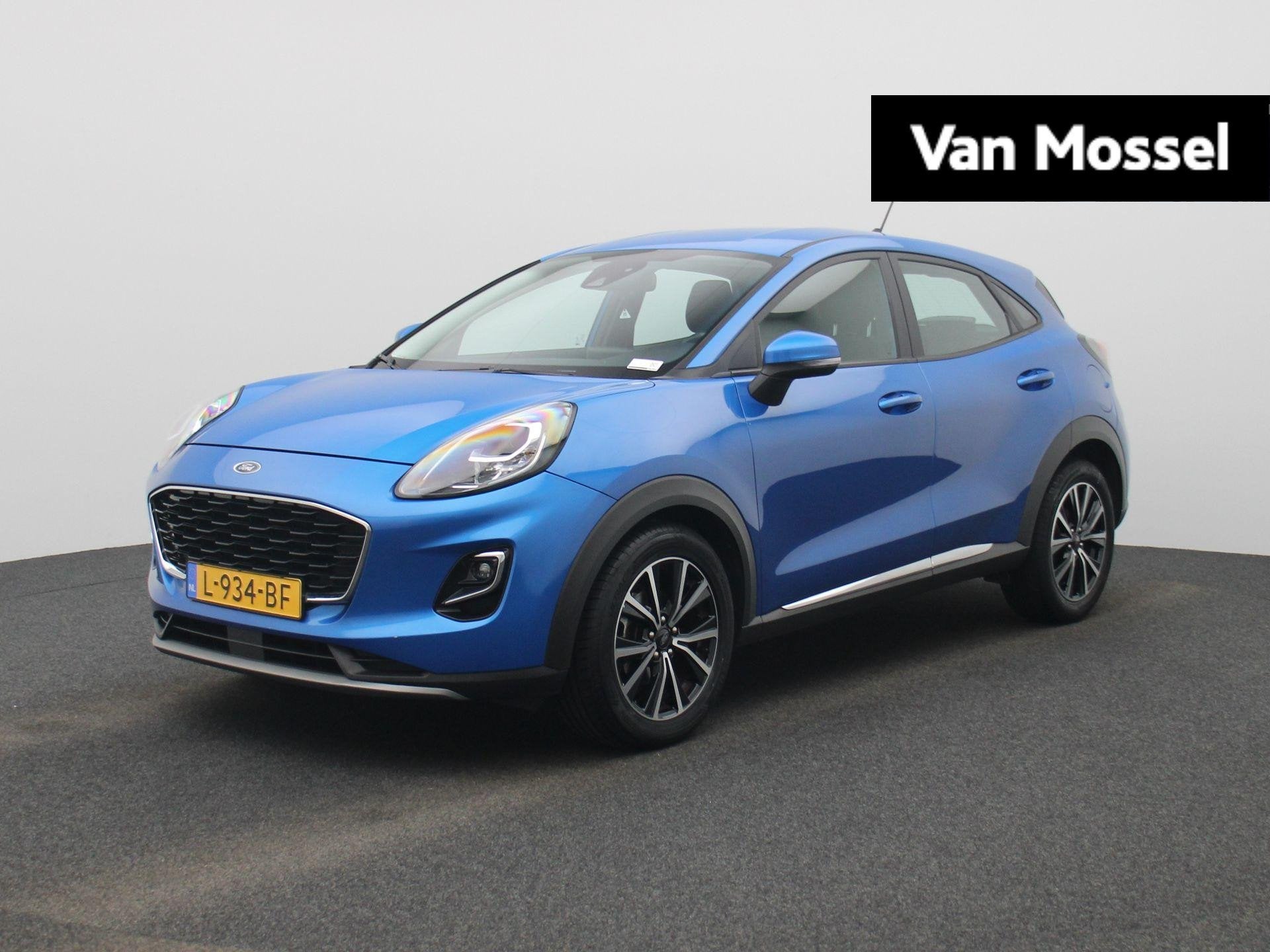 Ford Puma 1.0 EcoBoost Hybrid Titanium, Voorwielaandrijving, 12 maanden, Euro 6, Blauw