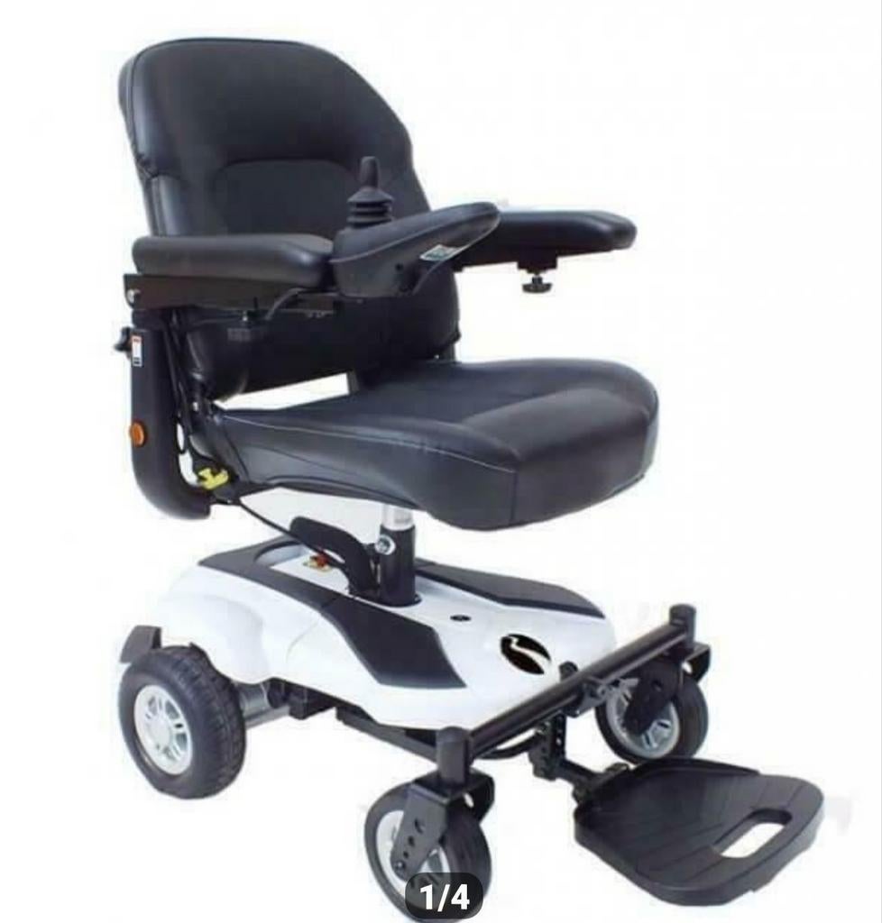 Elektrische rolstoel Rascal Rio, zo goed als nieuw! deelbaar, Ophalen, Inklapbaar, Zo goed als nieuw, Elektrische rolstoel