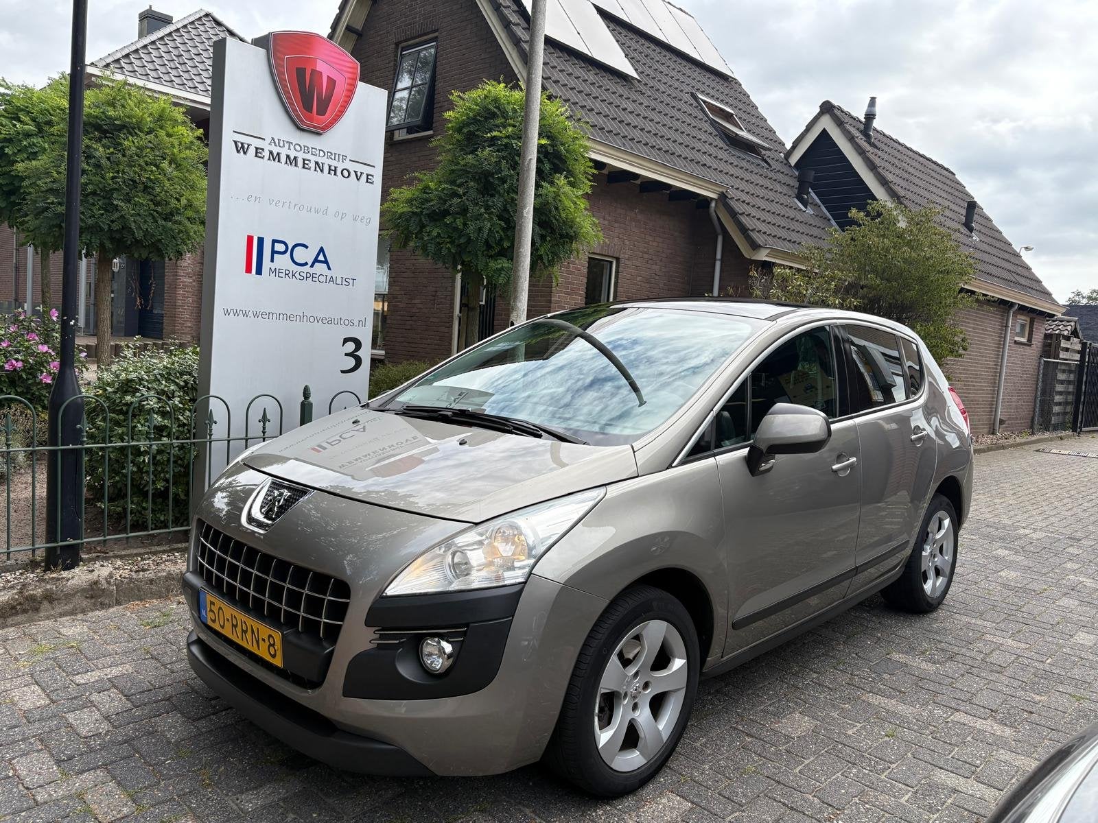 Peugeot 3008 1.6 THP ST (bj 2011, automaat), Auto's, Stof, Gebruikt, Zwart, Origineel Nederlands