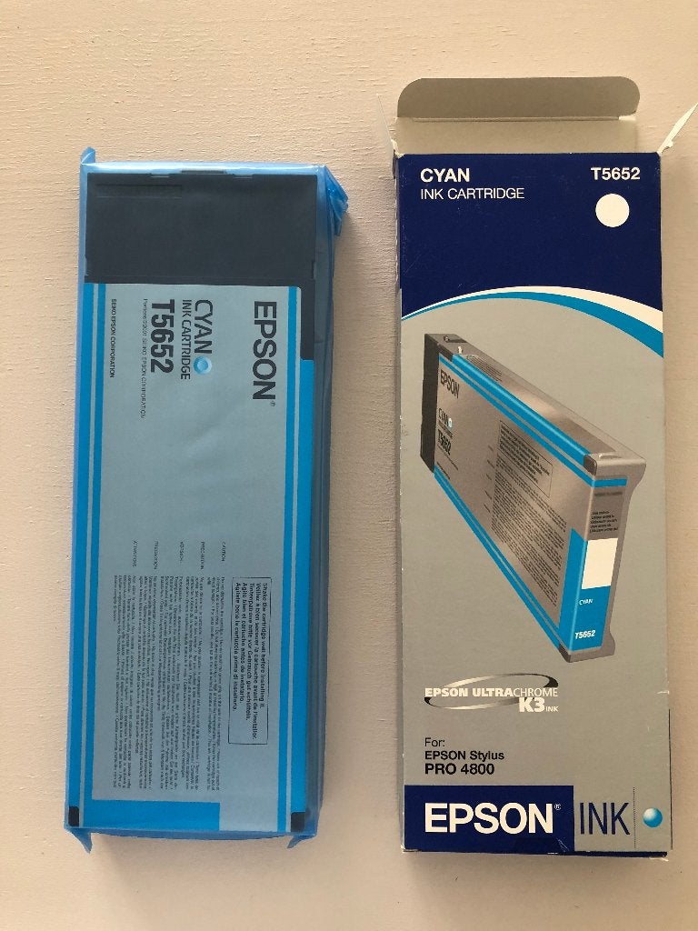 EPSON CYAN INKT STYLUS PRO 4880 en 4800 CARTRIDGES, Ophalen of Verzenden, Nieuw, Cartridge, Epson