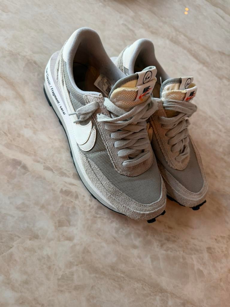 Nike LDWaffle x sacai x Fragment – Grey – Maat 42, Kleding | Heren, Schoenen, Ophalen, Zo goed als nieuw, Overige kleuren