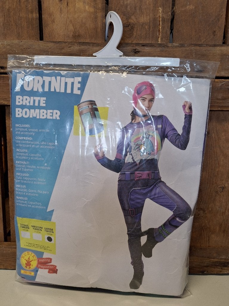 Fortnite Brite Bomber kostuum in maat 164 NIEUW, Ophalen, Nieuw, 158 t/m 164, Jongen of Meisje