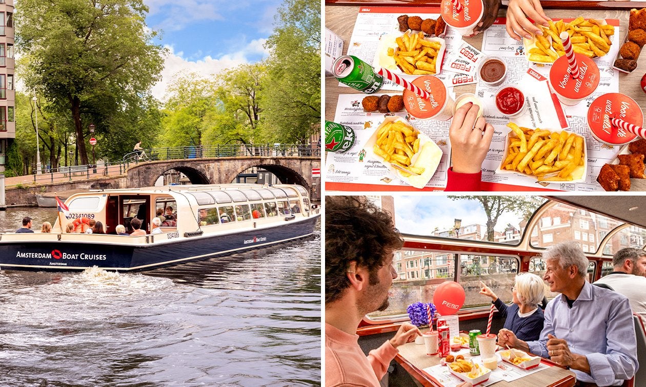 FEBOat Rondvaart met Snacks Zondag 11 Oktober 18.00 uur, Twee personen, Arrangement, Ticket of Toegangskaart