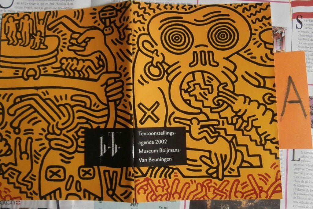 Keith Haring, Antiek en Kunst, Kunst | Litho's en Zeefdrukken, Verzenden, Overige techniek, Portret en Figuren, Origineel