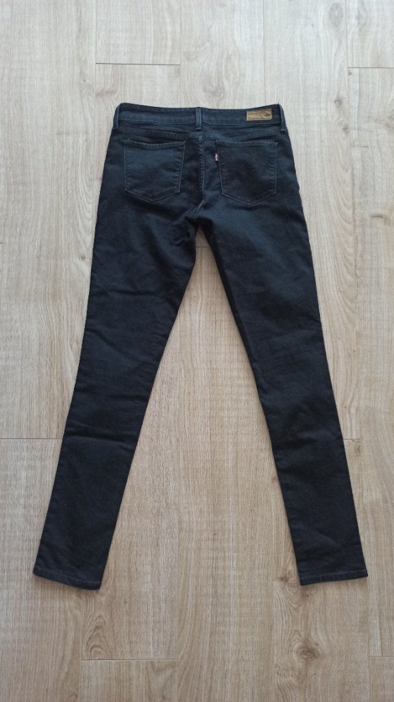 Levi's spijkerbroek, Ophalen, Zwart, Zo goed als nieuw, W27 (confectie 34) of kleiner