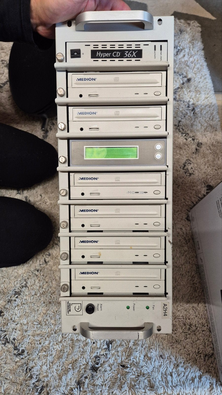 Medion CD/DVD Brander Rack - Hyper CD 36X, Ophalen, Gebruikt, Dvd, MacOS