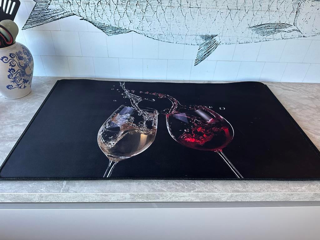Inductie beschermer 90x52, Verzenden, Kunststof, Zwart, Overige merken