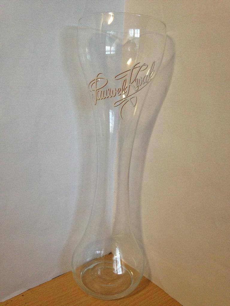 2x Pauwel kwak bierglas 25cl Platte onderkant, Ophalen of Verzenden, Zo goed als nieuw, Glas of Glazen, Overige merken