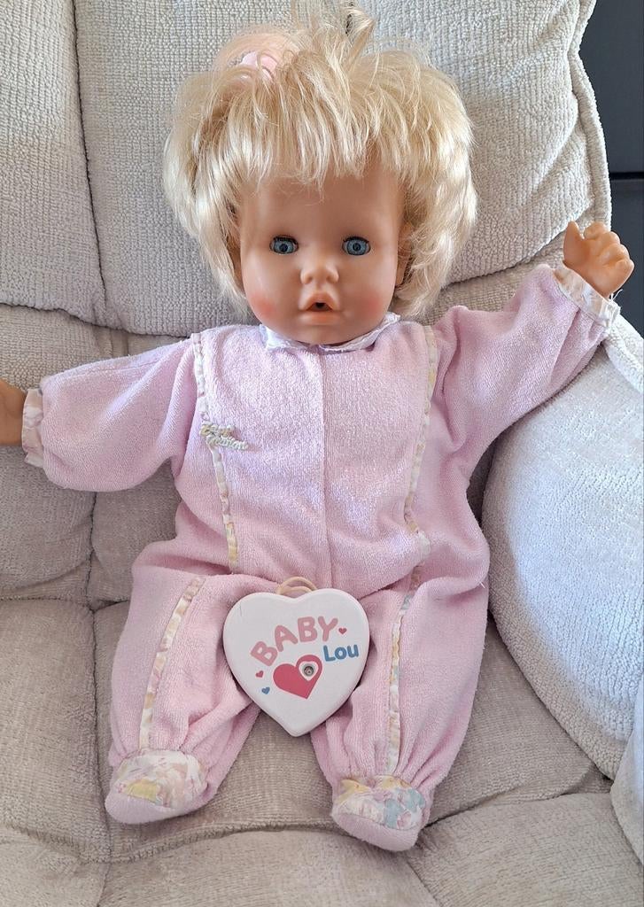 Baby Lou Zapf Creation pop - speentje ontbreekt, Ophalen of Verzenden, Gebruikt, Babypop