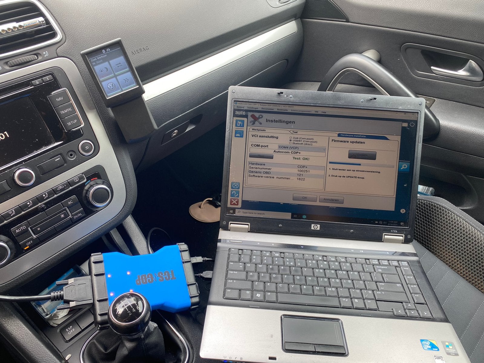 Diagnose laptop obd uitlezen inleren delphi wow autocom 2025, Ophalen of Verzenden, Zo goed als nieuw