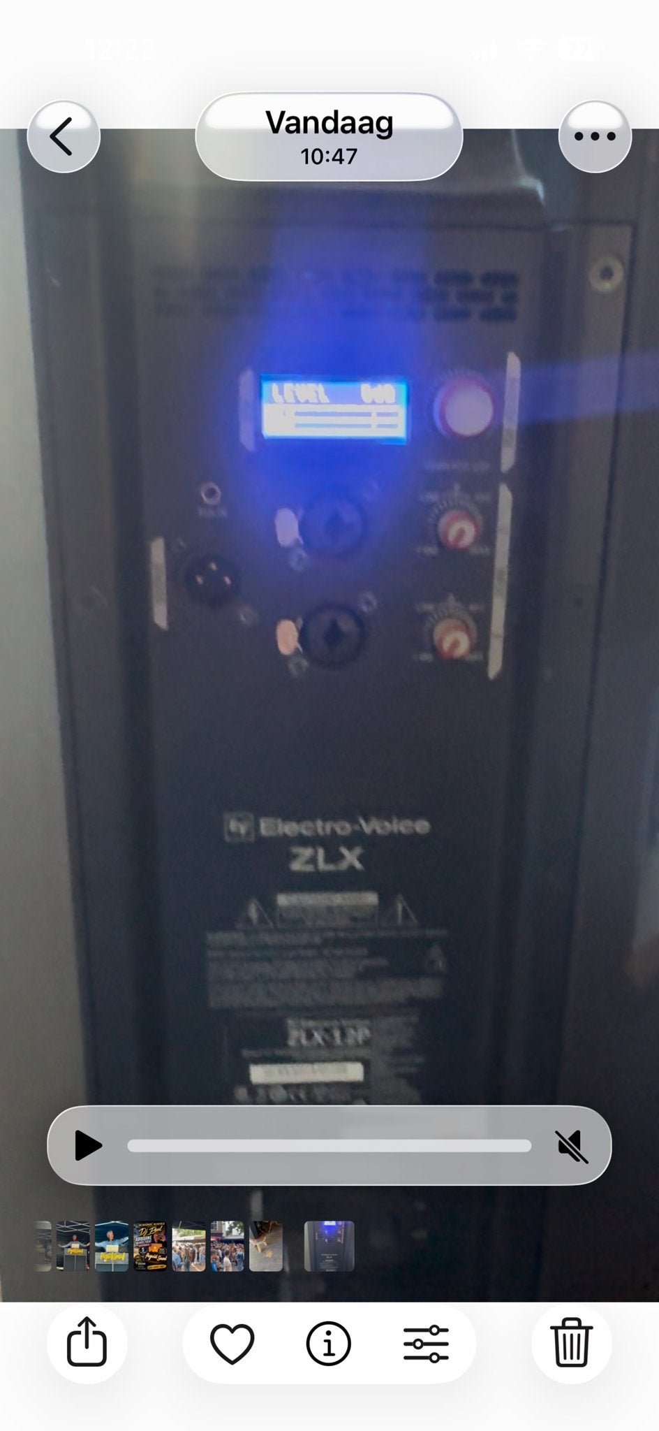 Gezocht reparatie adres voor EV ZLX12p  pa speaker, Audio, Tv en Foto, Luidsprekers, Vloerstaande luidspreker, Gebruikt, Ophalen of Verzenden
