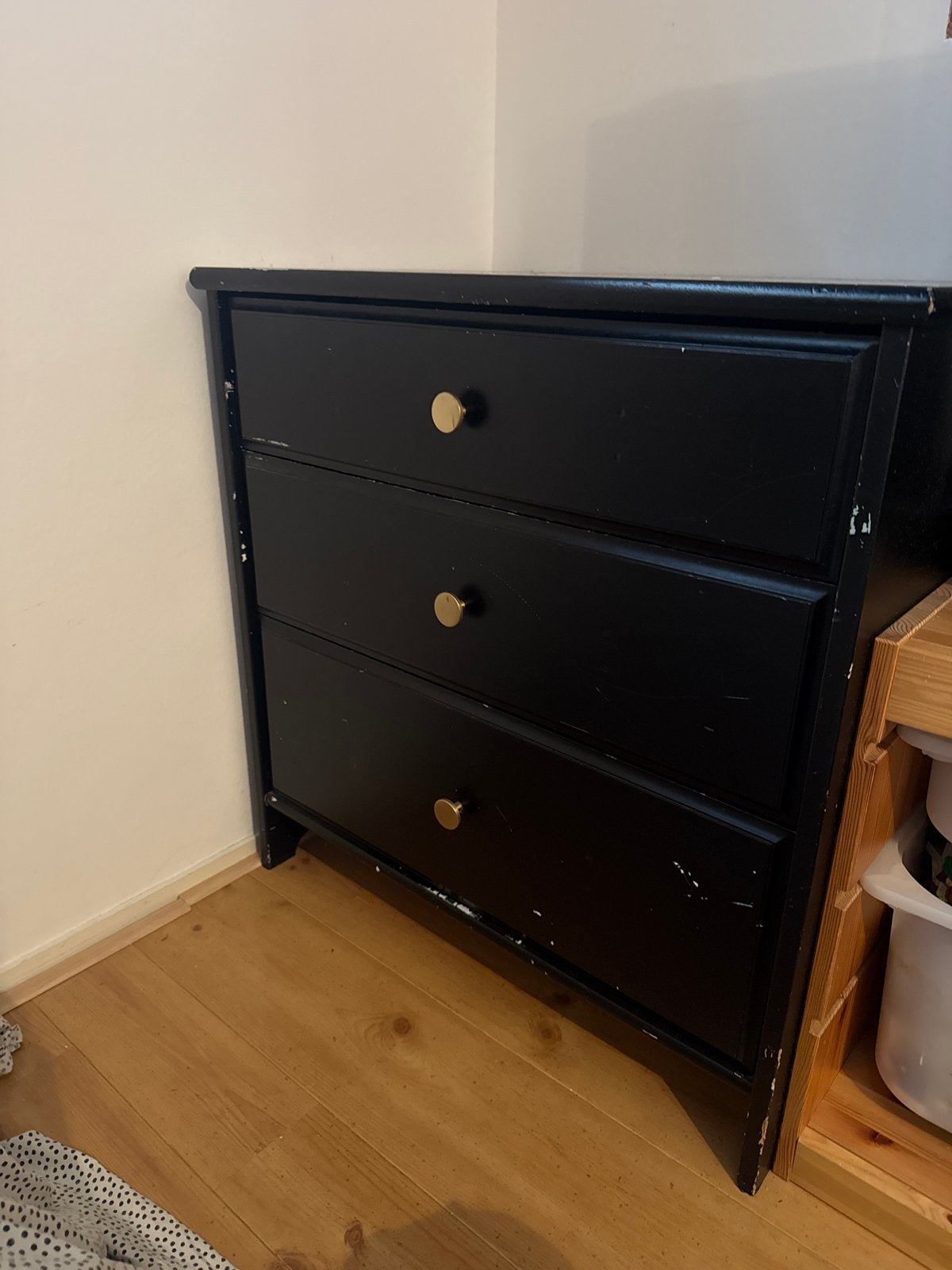 Ikea ladekast met 3 laden - 74x72x50 cm opknapper, Gebruikt, 3 of 4 laden, Minder dan 100 cm, 25 tot 50 cm