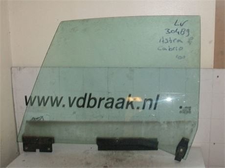 Opel Astra Cabriolet 1993-2001 Portierruit links, Gebruikt, -, Herkomst onderdeel bekend, -