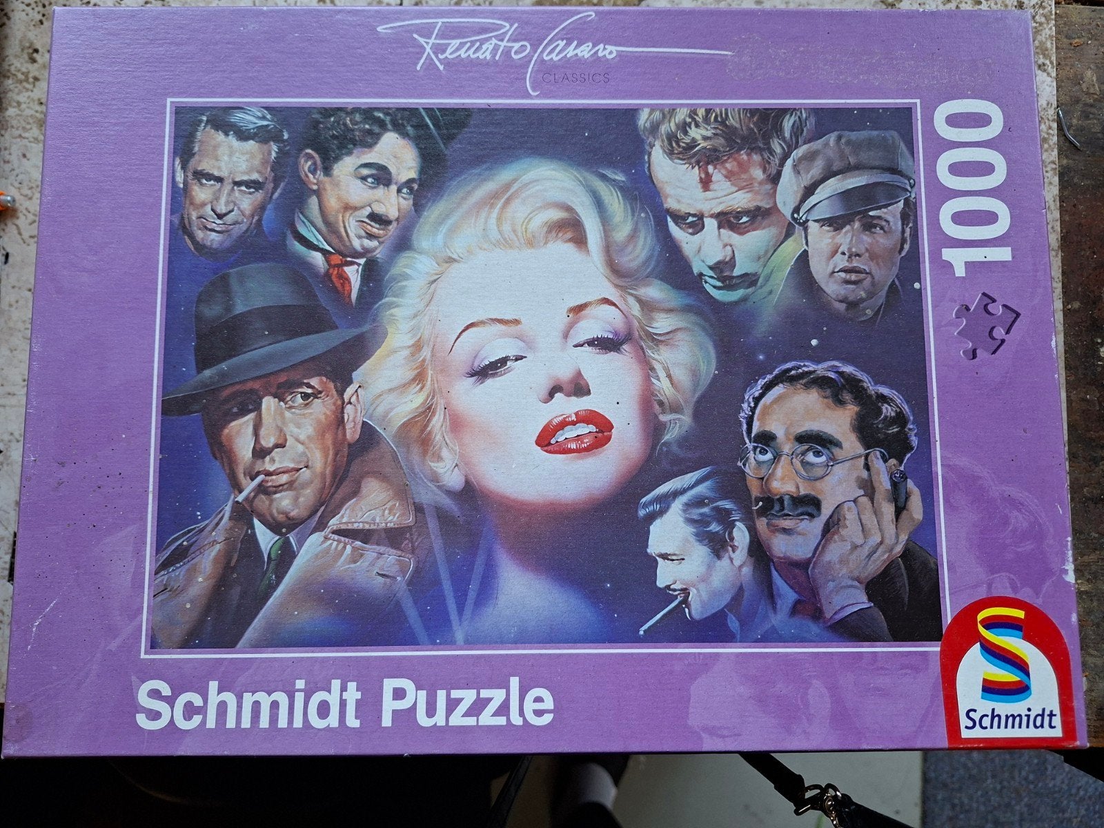 Schmidt Puzzle Renato Casaro Classics 1000 stukjes, Een of twee spelers, Ophalen of Verzenden, Zo goed als nieuw, Schmidt