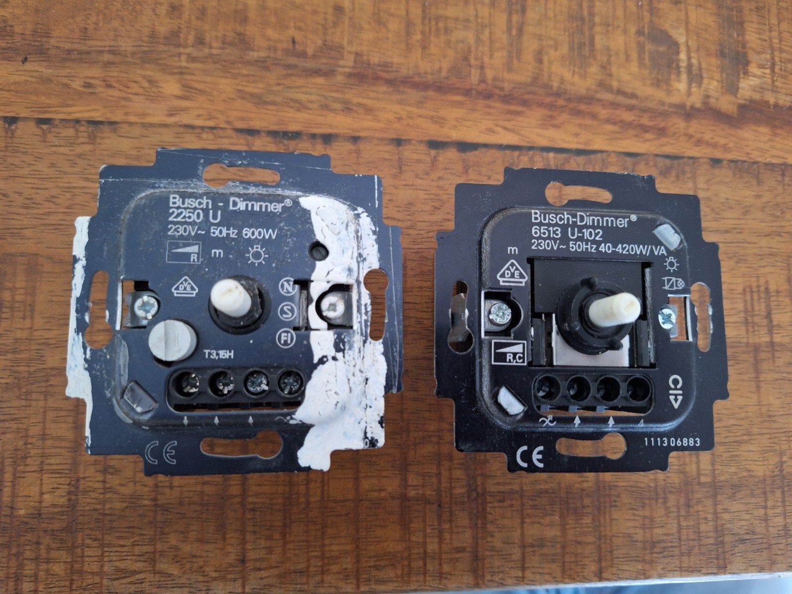 2x busch jaeger dimmers, Verzenden, Schakelaar