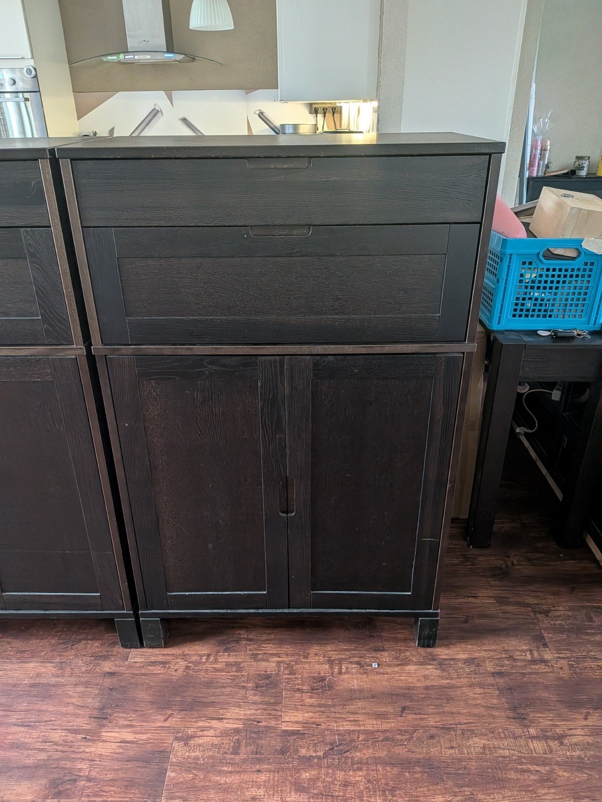 IKEA Effektiv Kast/Opbergkast met Lade en Deuren, Huis en Inrichting, Ophalen, Gebruikt