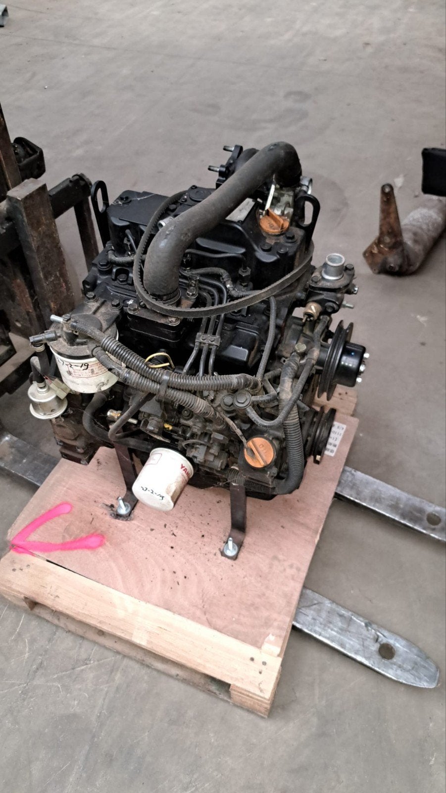 Yanmar 3TNV84T 3 cil  2750 rpm 30 kw gebruikt, Ophalen, Gebruikt, Elektromotor