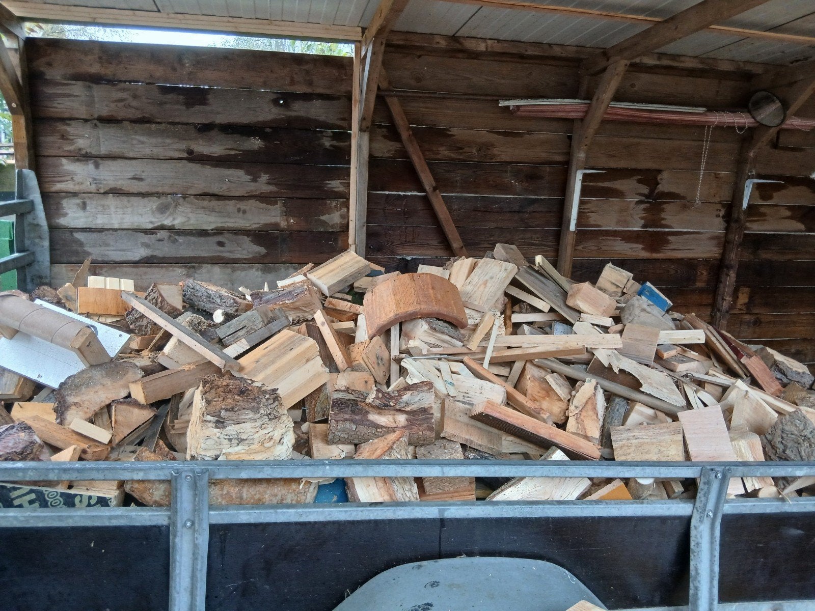 hout gereserveerd tot maandagavond, Minder dan 3 m³, Ophalen