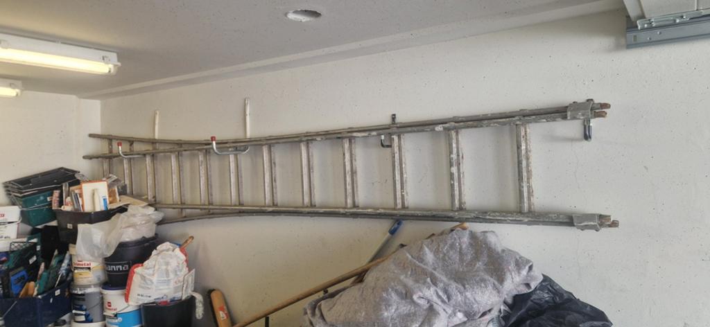 Gebruikte ladder, 2-delig, doe een leuk bod!, Ophalen of Verzenden, Gebruikt, Ladder, 2 tot 4 meter