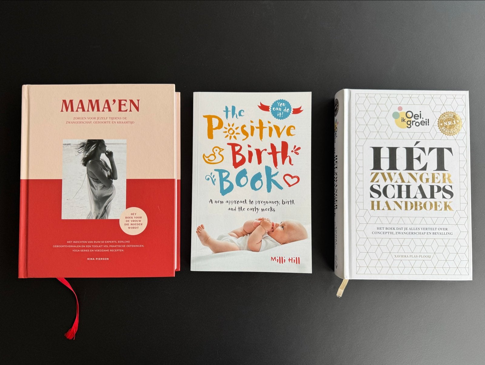 Zwangerschapsboeken: Mama'en, Positive Birth, Oei ik groei, Boeken, Zwangerschap en Opvoeding, Ophalen, Gelezen, Zwangerschap en Bevalling