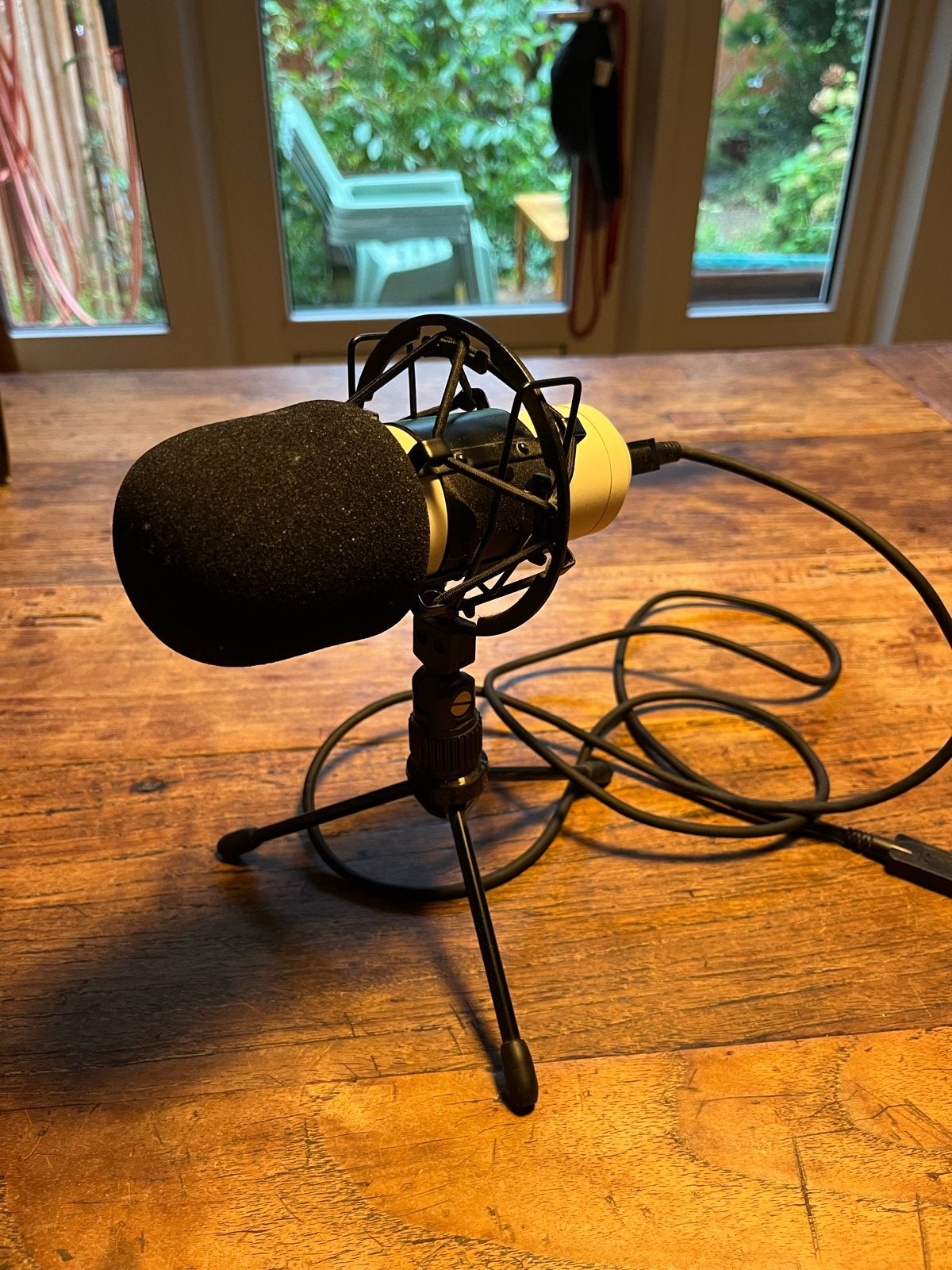 Devine M-Mic USB W Studio Microfoon met Statief, Ophalen of Verzenden, Zo goed als nieuw, Studiomicrofoon