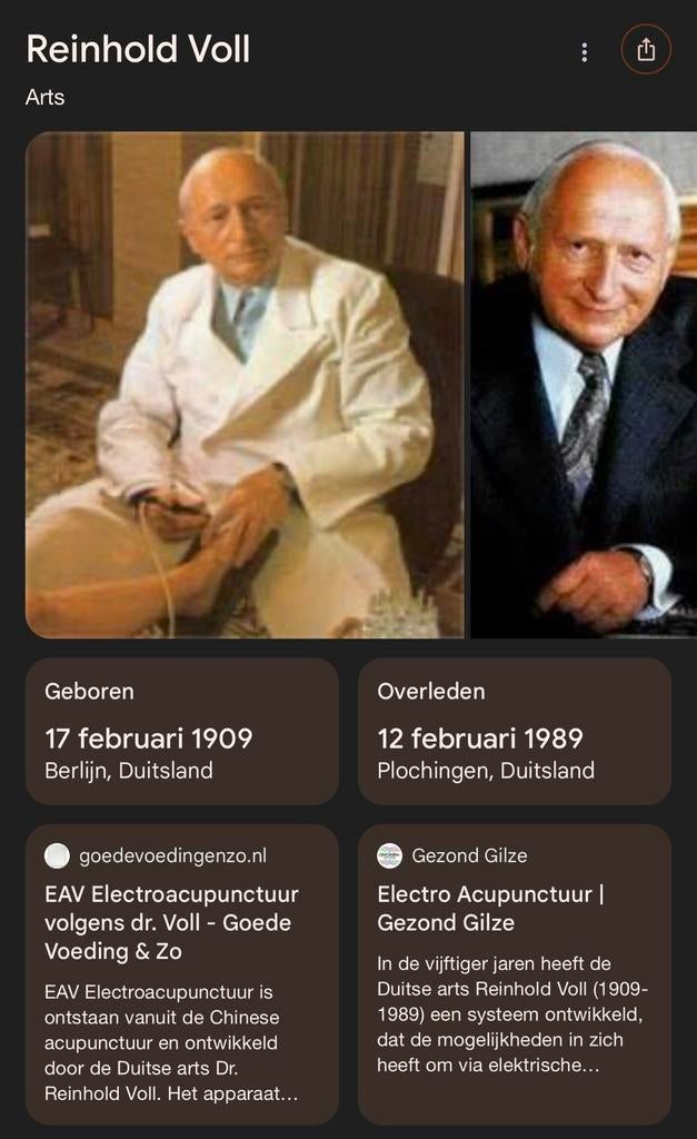Complete Vintage Set Elektro-acupunctuur Voll (EAV) -Dr.Voll, Ophalen of Verzenden