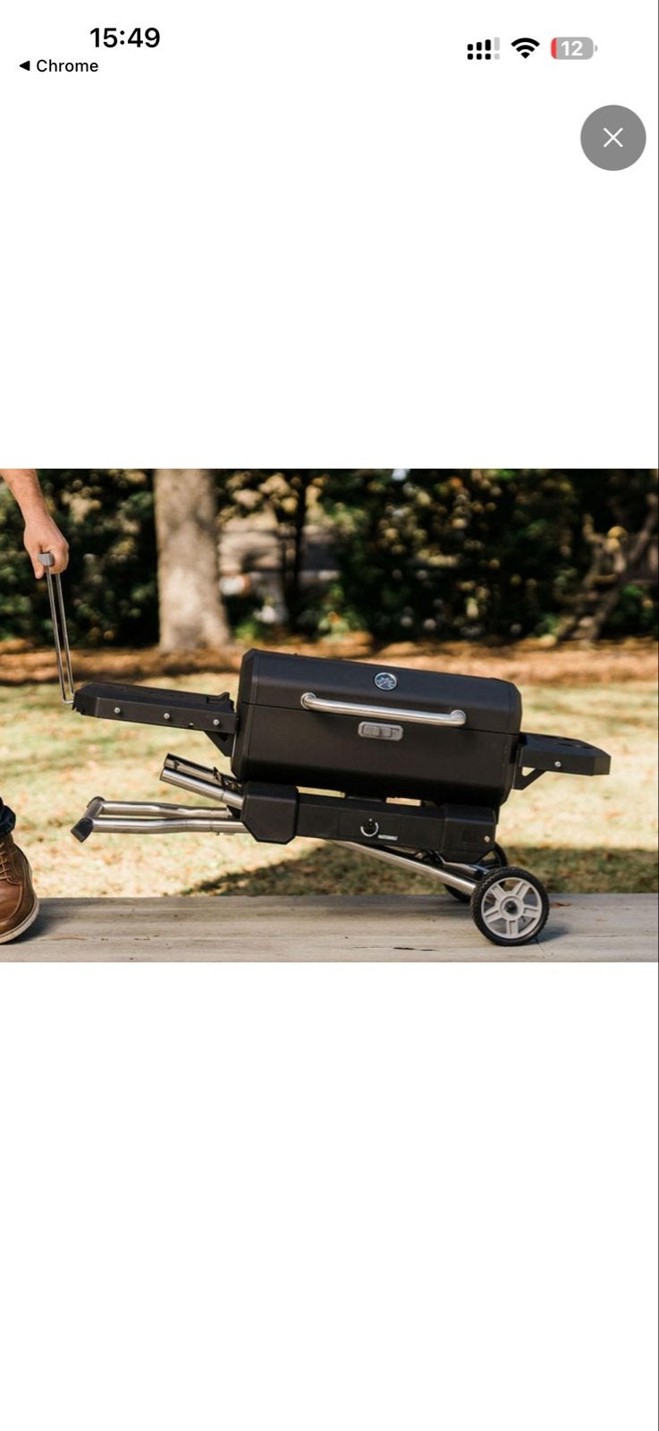 Masterbuilt Houtskool Grill & Smoker - Draagbaar, Ophalen of Verzenden, Zo goed als nieuw