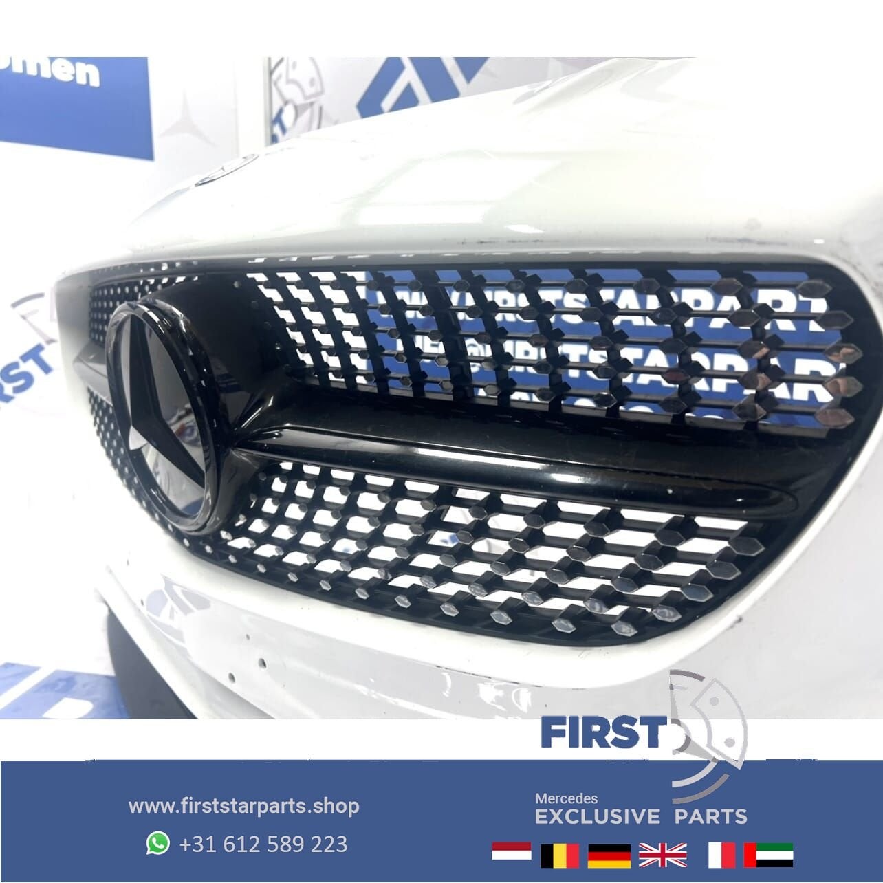 C117 X117  BUMPER CLA Facelift AMG Voorbumper W117 compleet, Gebruikt, -, Voor, Ophalen of Verzenden