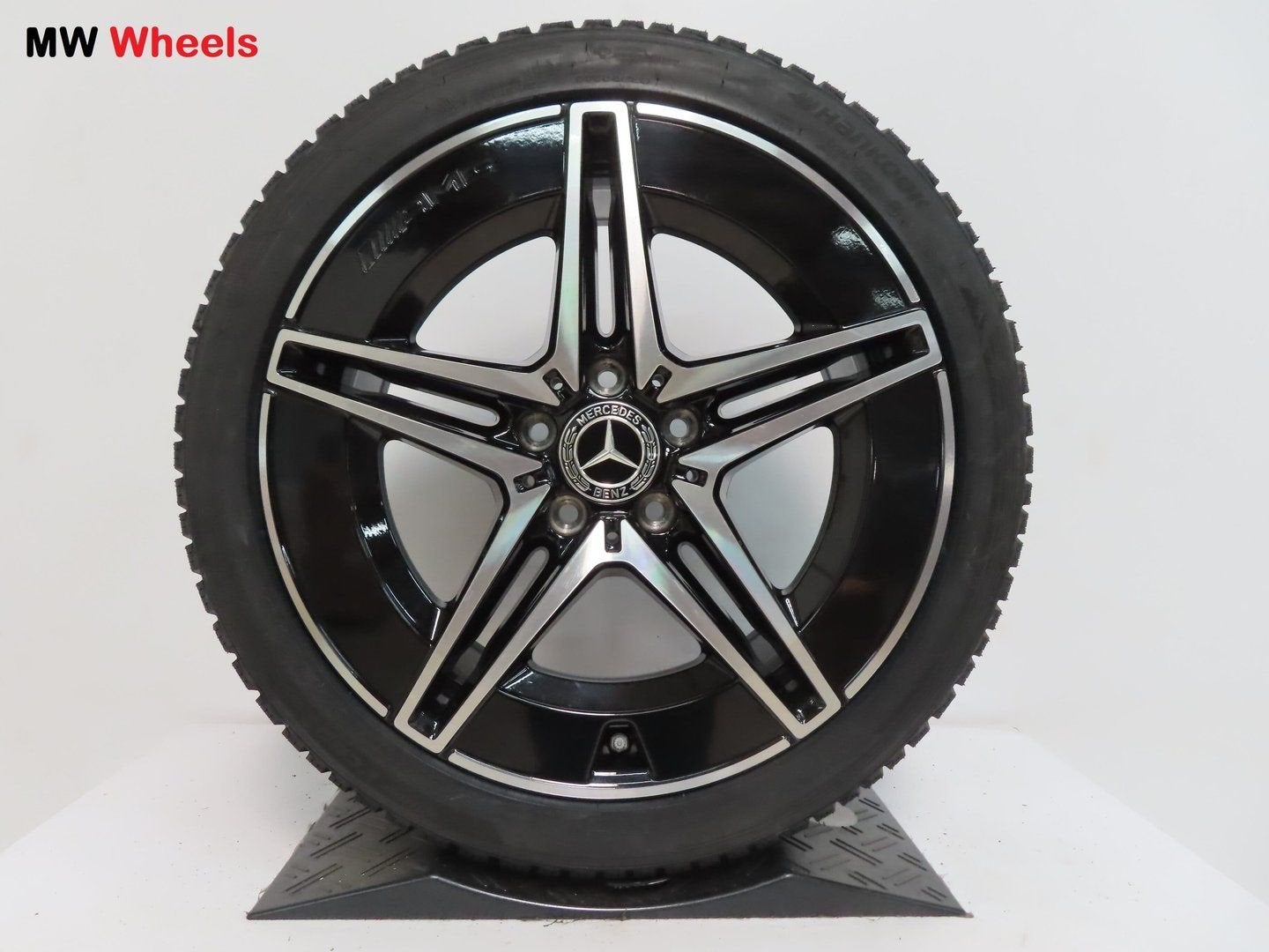 Mercedes 18 inch velgen AMG C W206 300E 400E winterbanden, Auto-onderdelen, Banden en Velgen, 18 inch, Gebruikt, -, -