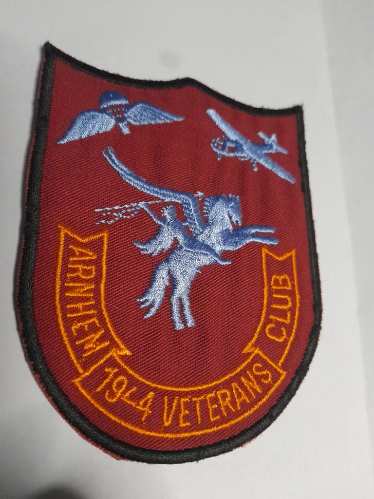 Embleem Airborne vereniging GERESERVEERD, Ophalen of Verzenden, Landmacht, Amerika, Embleem of Badge