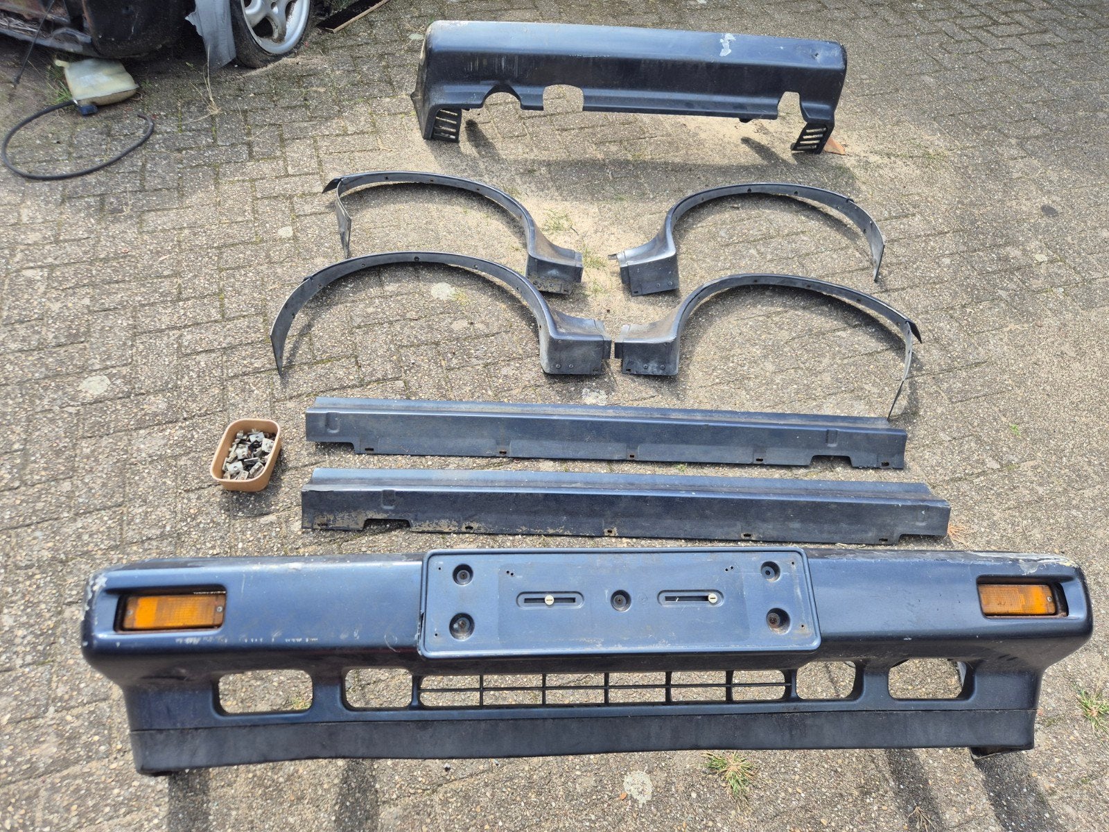 golf1 cabrio bumperset quartet set bumpers, Auto-onderdelen, Ophalen, Gebruikt, Volkswagen, Bumper