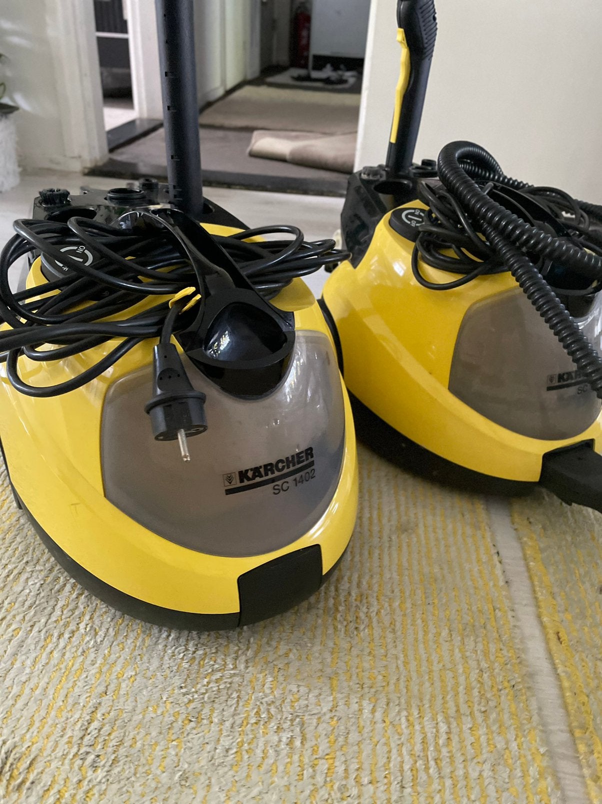 2x Kärcher SC 1402 Stoomreinigers – Inclusief accessoires, Ophalen of Verzenden, Zo goed als nieuw