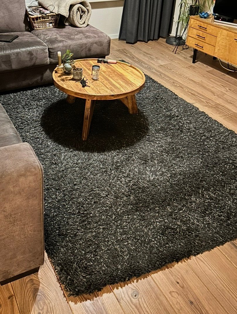 Vloerkleed, Ophalen, Gebruikt, 200 cm of meer, Grijs