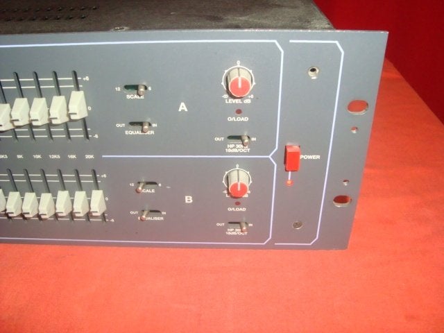 Gebruikt: Apex GX230 230 bands equalizer, 20250375, MTE, Gebruikt, Overige instrumenten, Ophalen of Verzenden