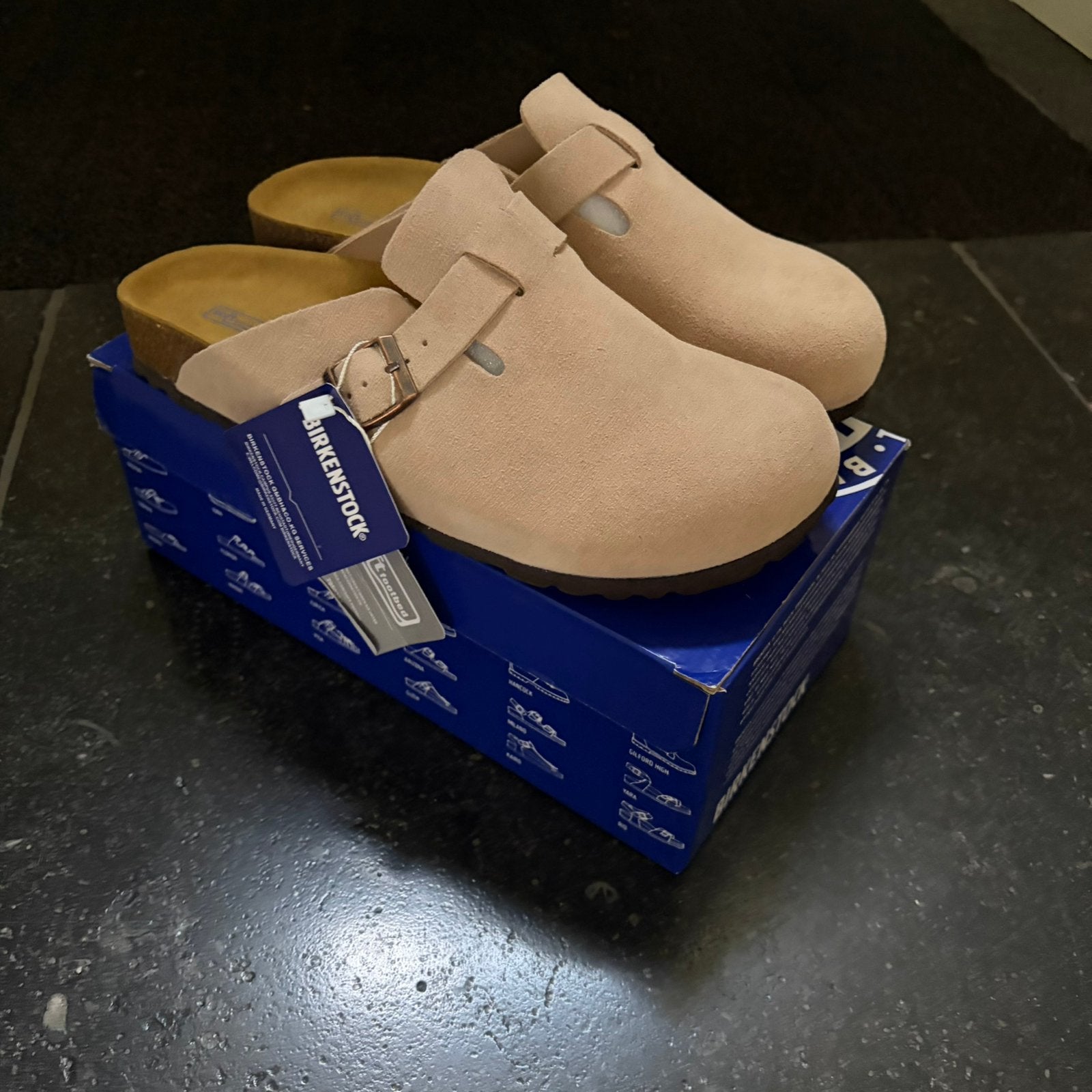 Birkenstock Boston SFB - Maat 43, Kleding | Heren, Overige kleuren, Verzenden, Nieuw, Pantoffels of Sloffen