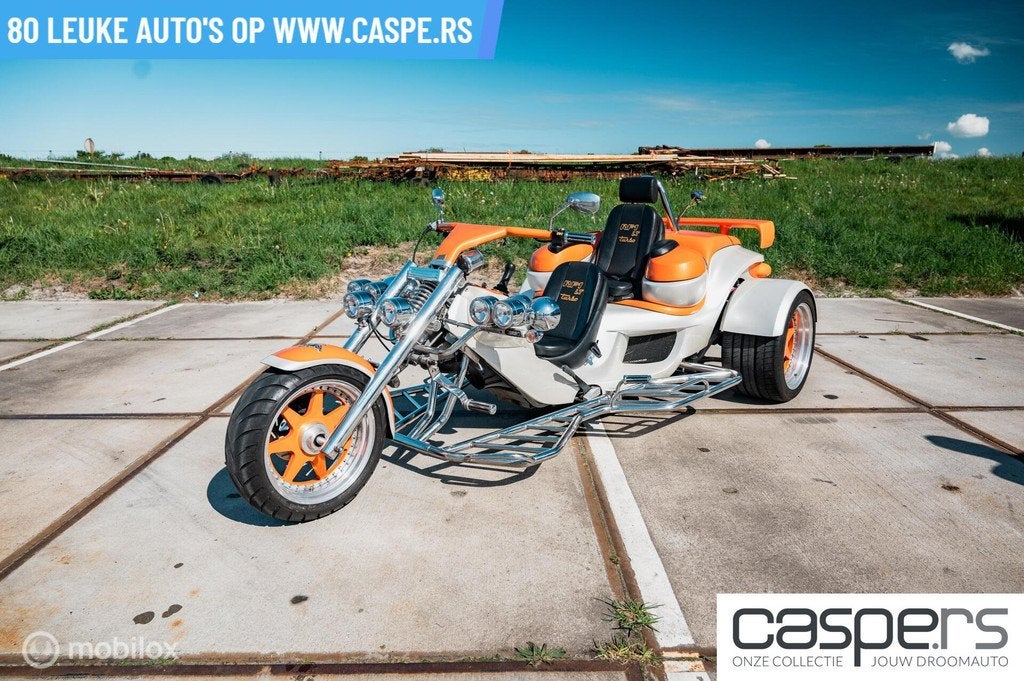 Rewaco RF 1 LT Trike, Auto's, Overige Auto's, Lederen bekleding, 1596 cc, Gebruikt, Zwart