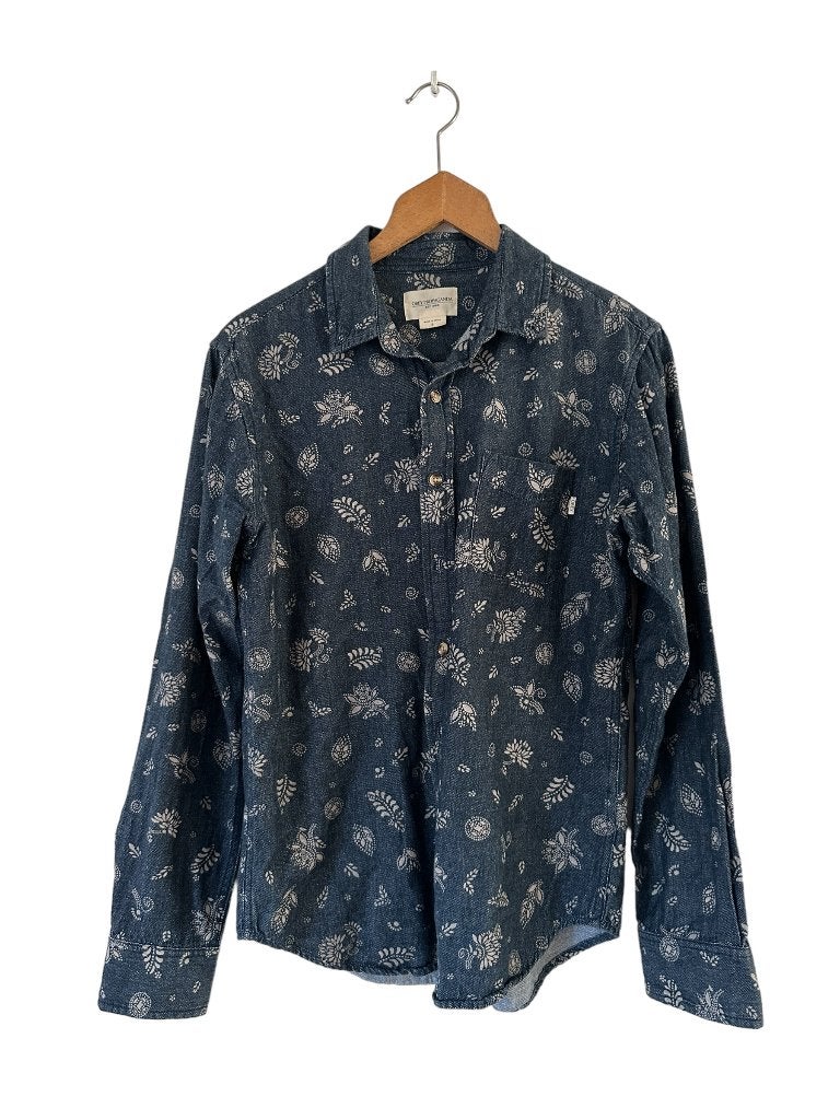 Obey blouse S, Blauw, Ophalen of Verzenden, Zo goed als nieuw