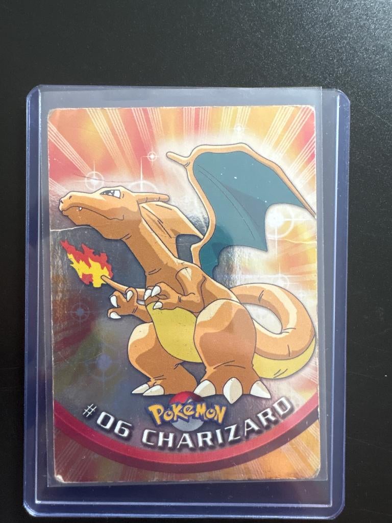 Charizard #6 Topps, Ophalen of Verzenden, Gebruikt, Losse kaart, Foil