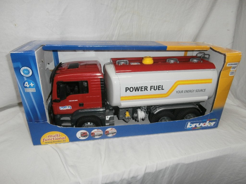 Bruder MAN TGA Power Fuel tankwagen met doos, Ophalen, Zo goed als nieuw