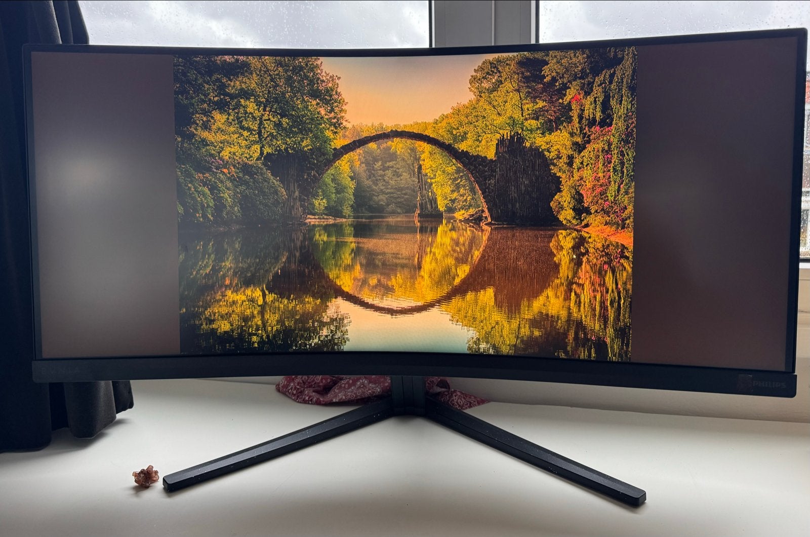 Philips Evnia Ultrawide curves Monitor 34 inch, zowat nieuw!, Computers en Software, Monitoren, HDMI, IPS, Curved, Nieuw