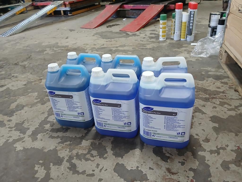 Naspoelmiddel vaatwasser, Ophalen
