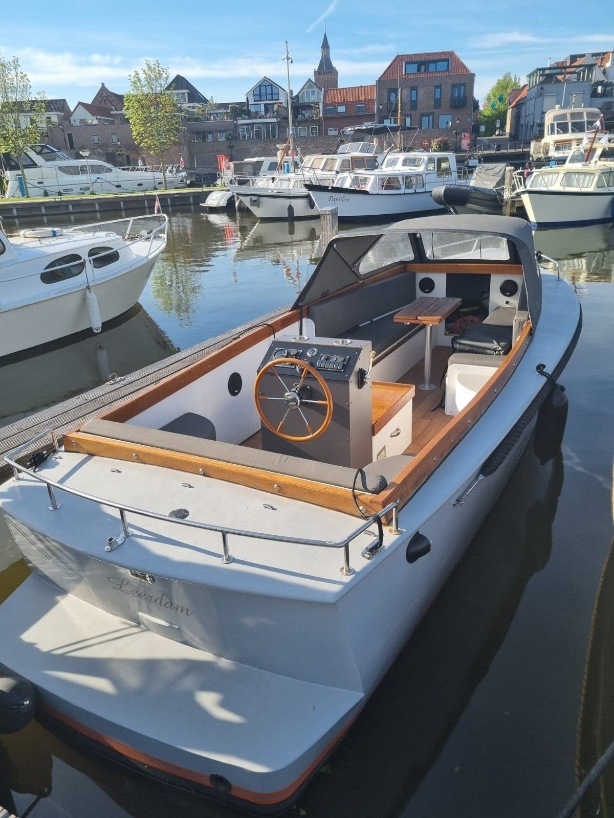 Stalen Tender Sloep - 6.80 meter - Volvo Penta, Ophalen, Kabelaring