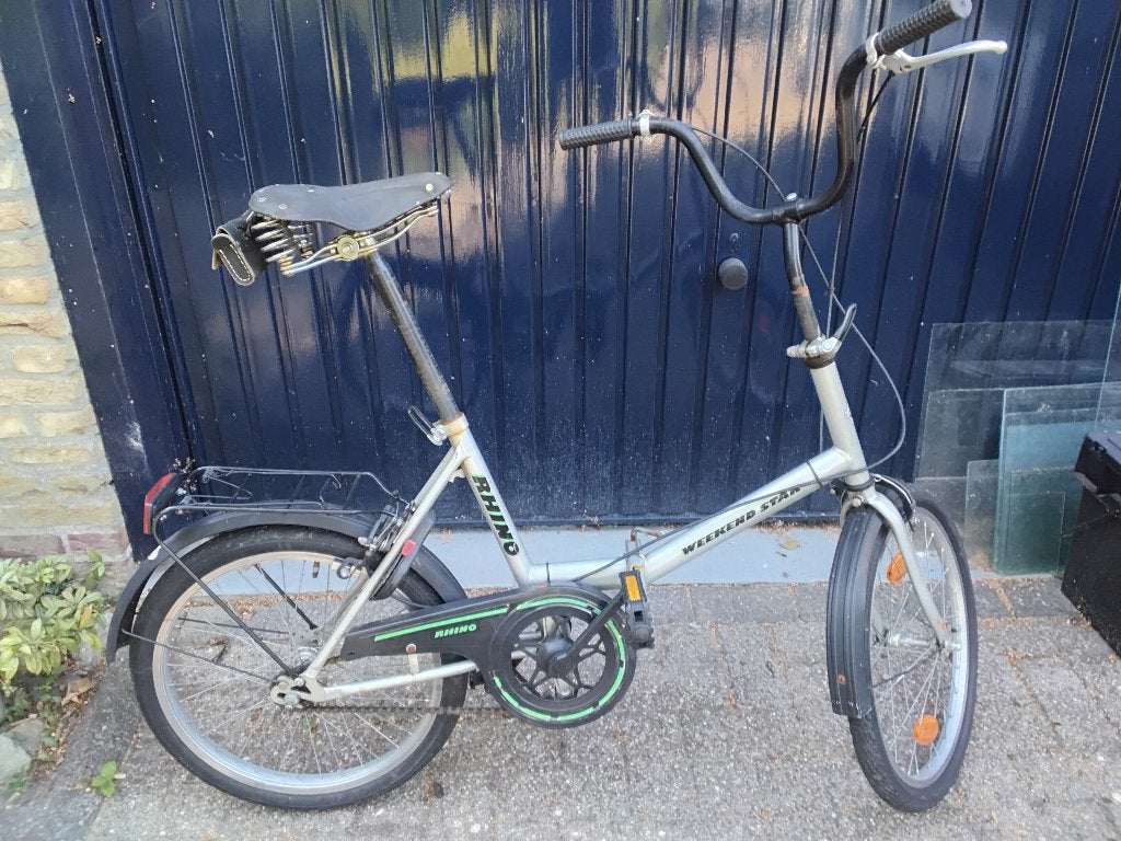 Vouwfiets, Ophalen, Gebruikt, Velgrem, 16 tot 18 inch