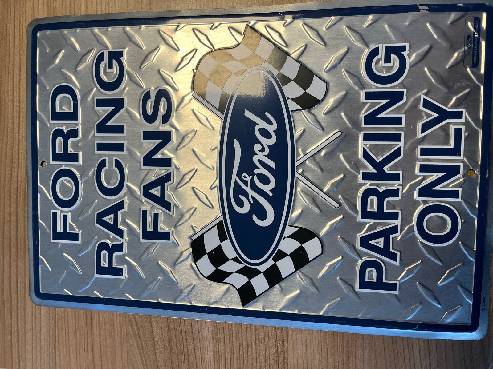 Ford Racing Fans Parking Only - aluminium Bord, Ophalen of Verzenden, Zo goed als nieuw