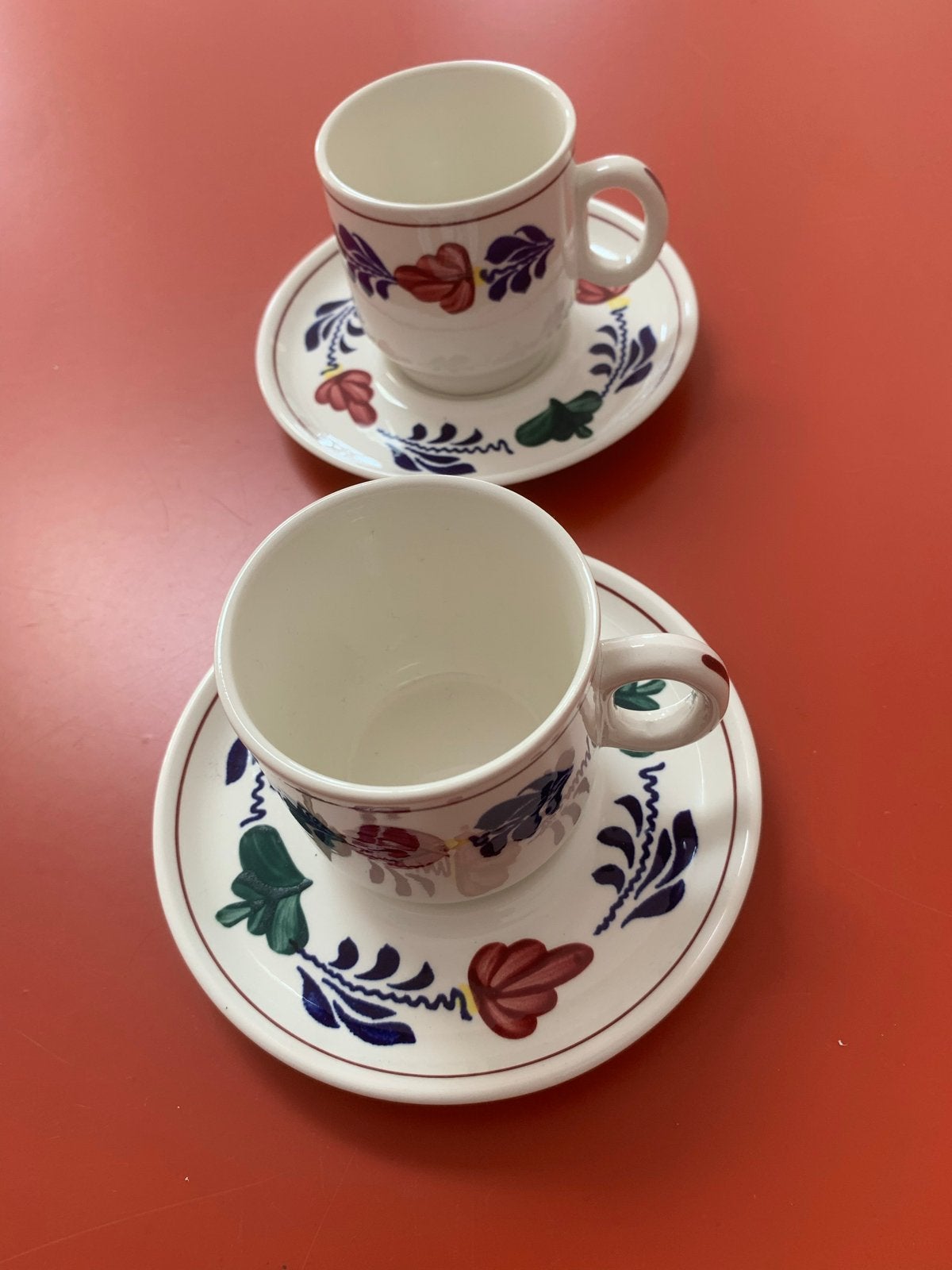 Boerenbont Villeroy & Boch kop en schotels - nieuwstaat, Huis en Inrichting, Keuken | Servies, Keramiek, Ophalen of Verzenden