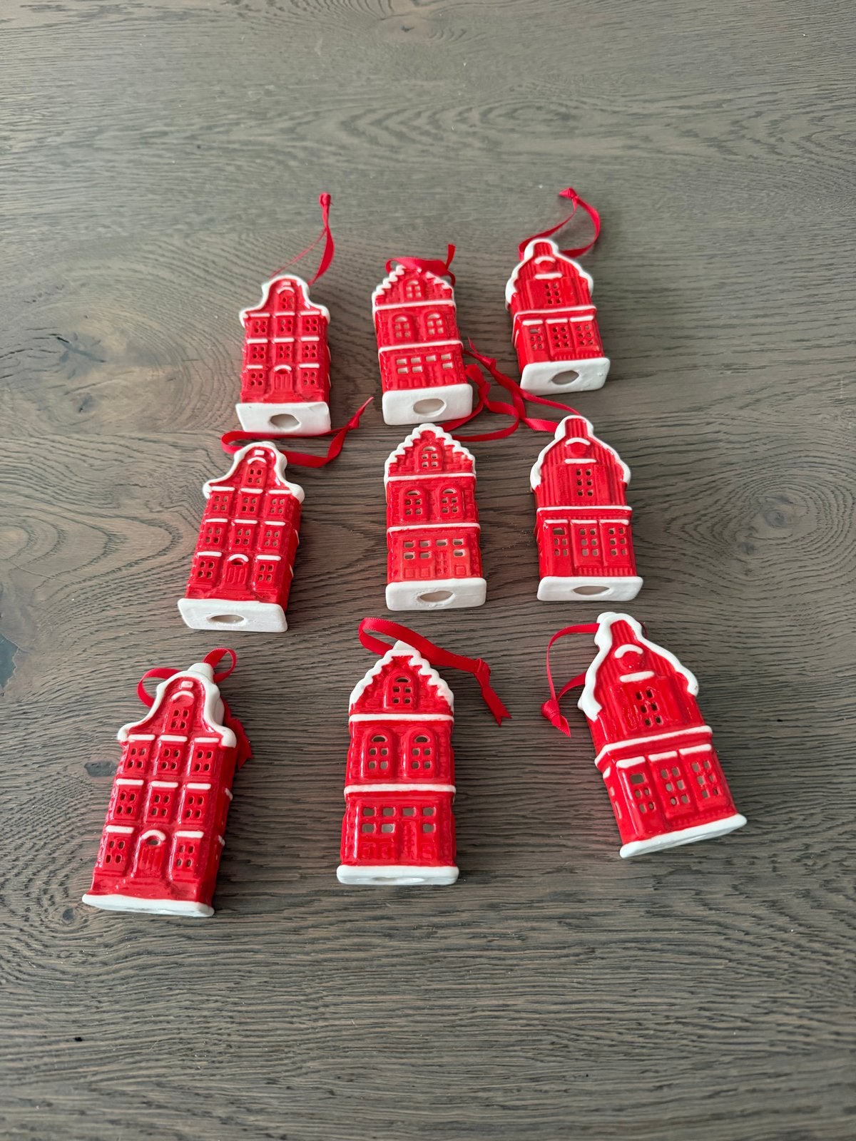 Postcode loterij Huisjes Kerst Hangers, Ophalen of Verzenden, Zo goed als nieuw