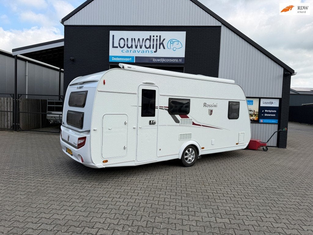 TABBERT Rossini 520 DM '19 (6 pers. Mover, Luifel), Caravans en Kamperen, Tabbert, 7 tot 8 meter, Bedrijf, Treinzit