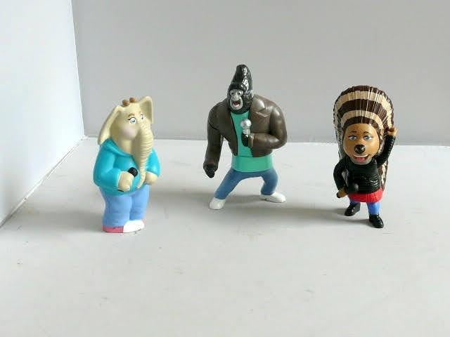McDonalds 2016 # Sing Movie (3x), Ophalen of Verzenden, Overige figuren, Zo goed als nieuw, Beeldje of Figuurtje